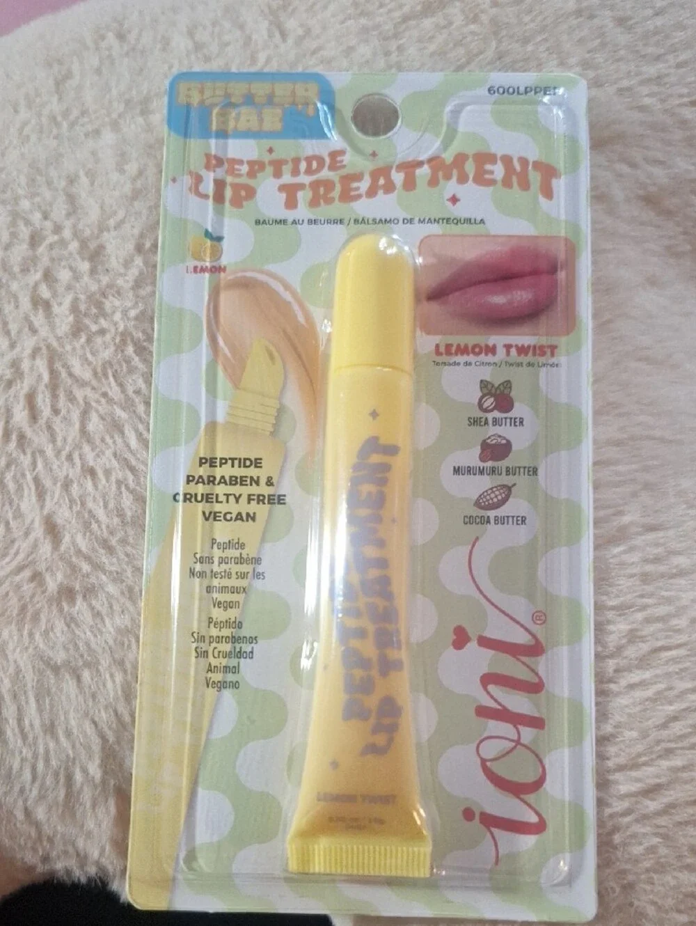 Ioni Butter Balm Lip Treatment Berry Jam, Rose Taupe, Lemon Twist + 3 Lip Liners